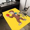 1PC Monkey Apple Extra Large Non-Slip Floor Carpet, Office, Family, Bedroom, Studio - Large Area Rug Indoor Rugs, Vibrant Colors-W243