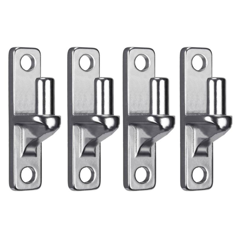 Set von 1/2/4 Wandmontage-Torbändern Konstruktion für Außenzauntür Tragbares stabiles Design mit 5/8-Zoll-Scharnierstift