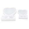 2PCS Heart Shape Photo Frame Mold Silicone Picture Mold DIY Personalized Photo Frame Mold for Home Decoration