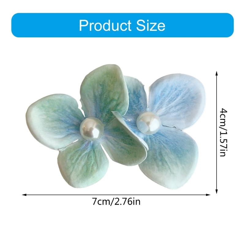 Flower Hairpin Side Clip Side Hairpin Party Hair Ornament Flower Hair Clip Hair Accessory Perfect for Stylish Ladies