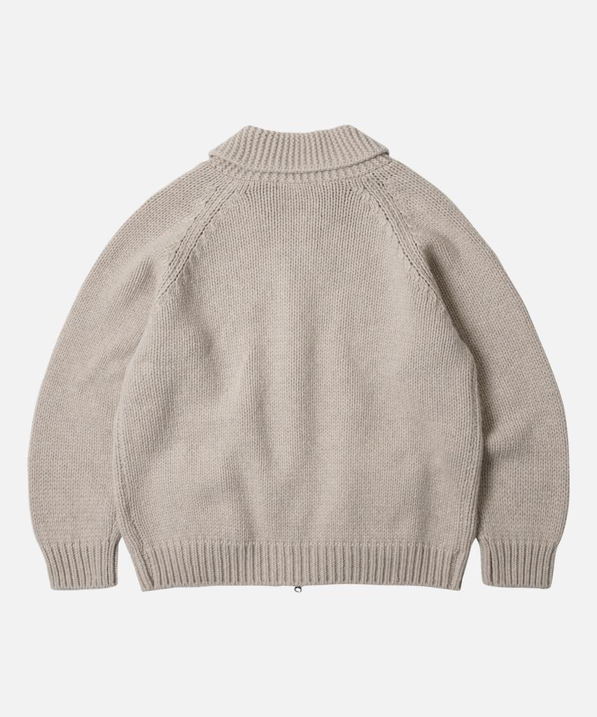 Frizmworks Heavy Cowichan Zip Up Cardigan _ Oatmeal