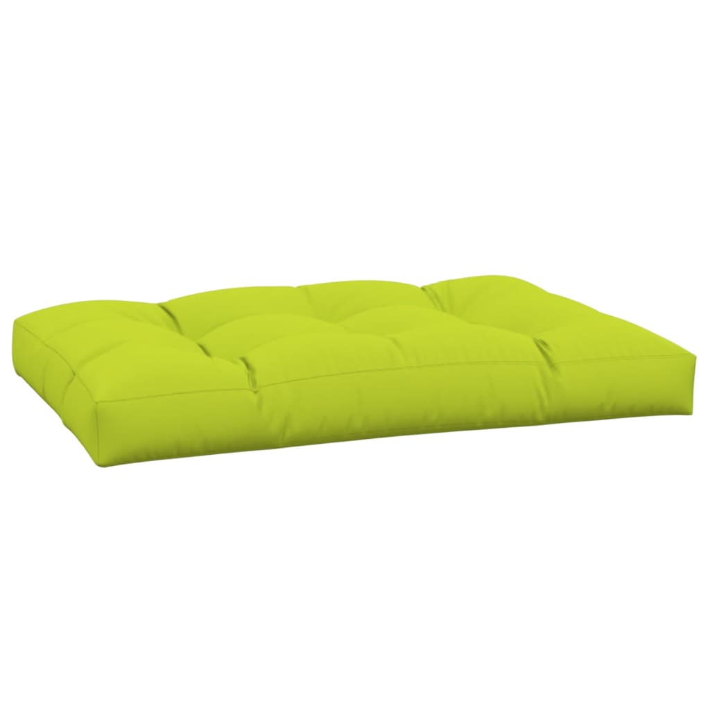 Pallet Cushion Neon Green 120x80x12 cm Fabric