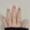 Gradient Amber Gold Foil Removable Nail Stickers - Autumn/Winter Collection