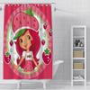 Shower Curtain Waterproof Polyester Fabric Paint Colorful Bath Curtains Strawberry Sweetheart Home Bathroom Decor With Hook