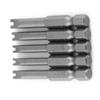 5 STÜCK 1/4 Zoll Sechskantschaft U-Form Schraubendreherbits S2 legierter Stahl, magnetische U-Typ Bohrer 50mm Länge U4 U5 U6 U7 U8