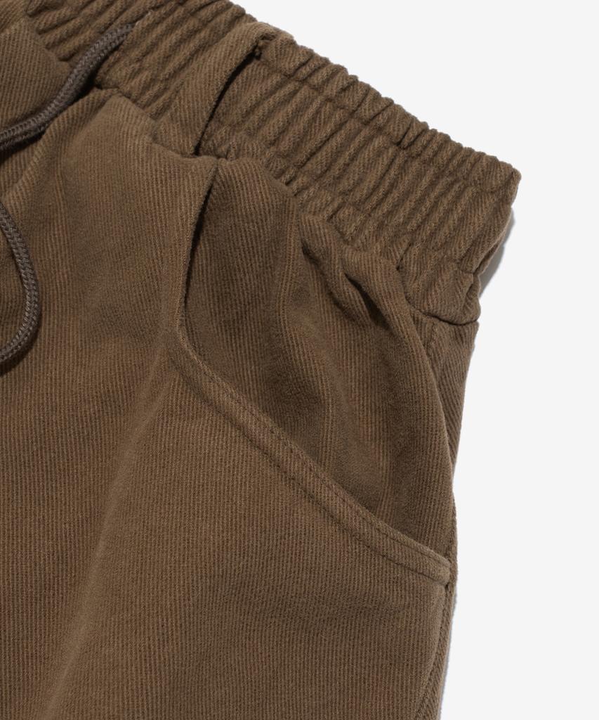 CARGOBROS Warm Fleece Tapered Cargo Pants (Brown)