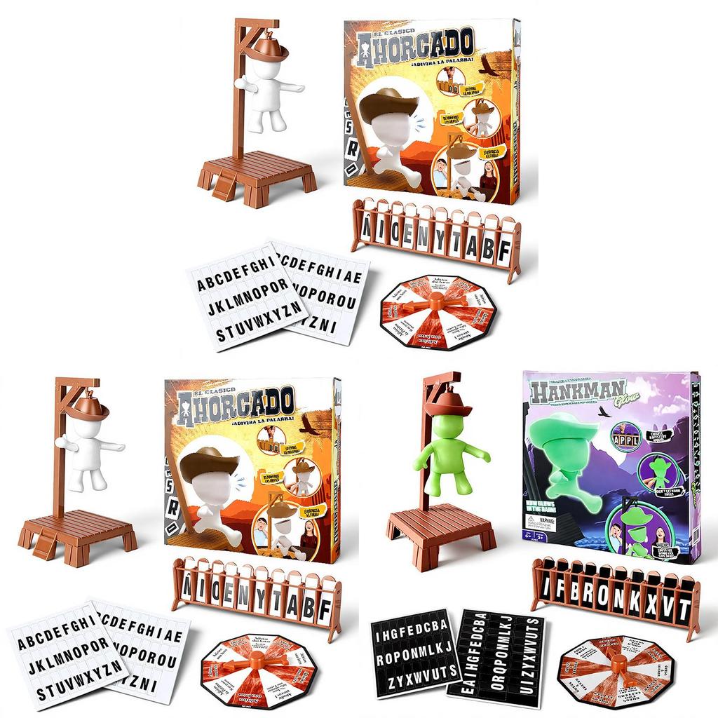 Magnetic Hangman Word Game Tabletop Puzzle For Family Fun And Brain Training