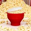 1 st Mikrovågspopcornmakare - 3L Stor Kapacitet, Vikbar SilikonSkål, BPA-Fri & Tål Diskmaskin, Perfekt för Familjens Filmkvällar