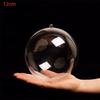 5PCS Large Capacity Christmas Transparent Ball DIY Bauble Ornament Christmas Trees Open Ball Box Home Party Gifts Box Decor