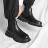 Mens Chelsea Boots Brand Retro Comfortable 2024 Fashion Men Boots Casual Wedding Party Cow Leather Designer Leather Nude Boots