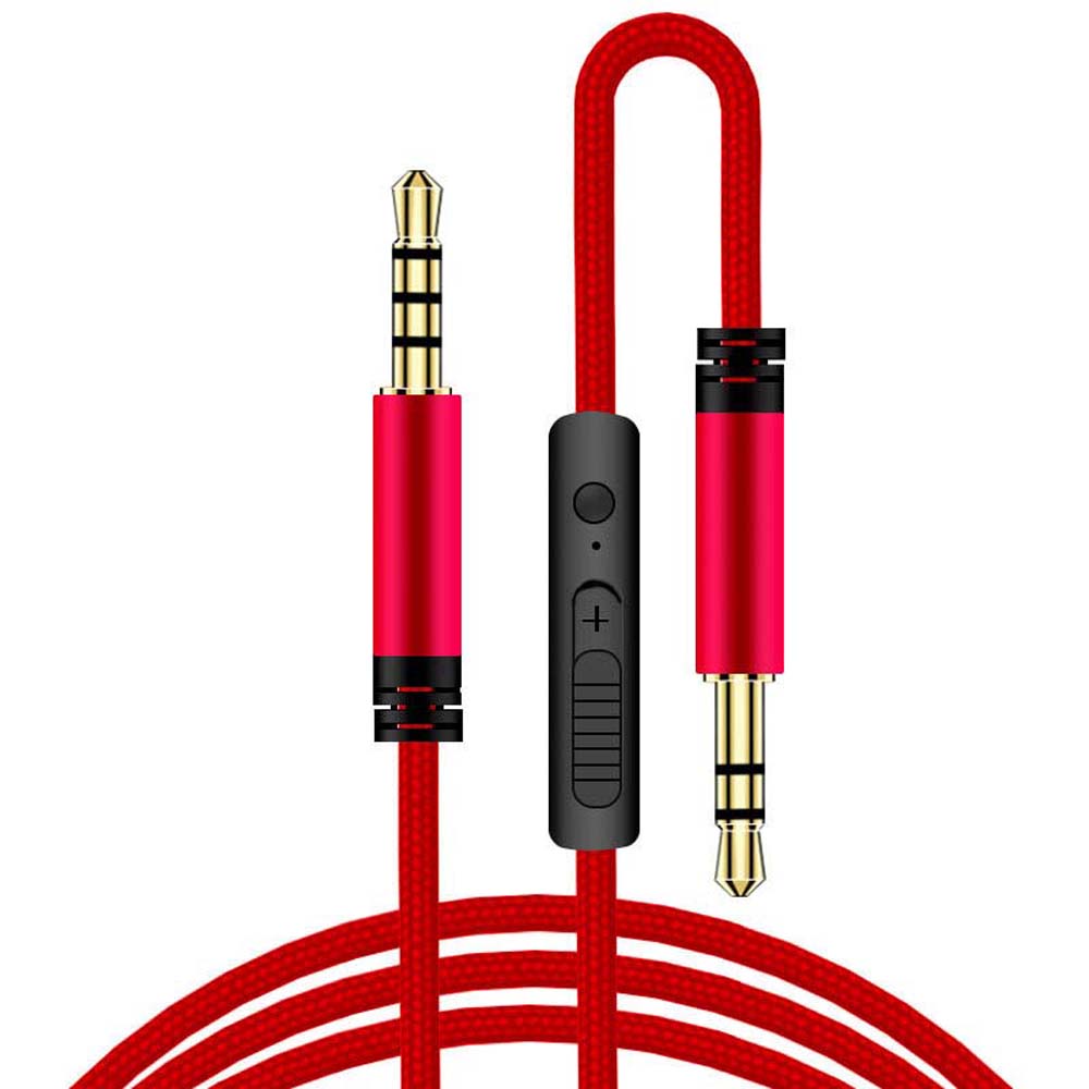 Headphone Cord Gold-plated Plug 3.5mm to Jack 3.5mm Audio Wire Audio Cable Aux Cable Car Aux Cord