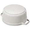 Staub Cocotte Round Campagne Large Hand Cast Enamel Pot IH Compatible Japanese Product with Serial La Cocotte Round "Pico 24cm" [Authorized Number]