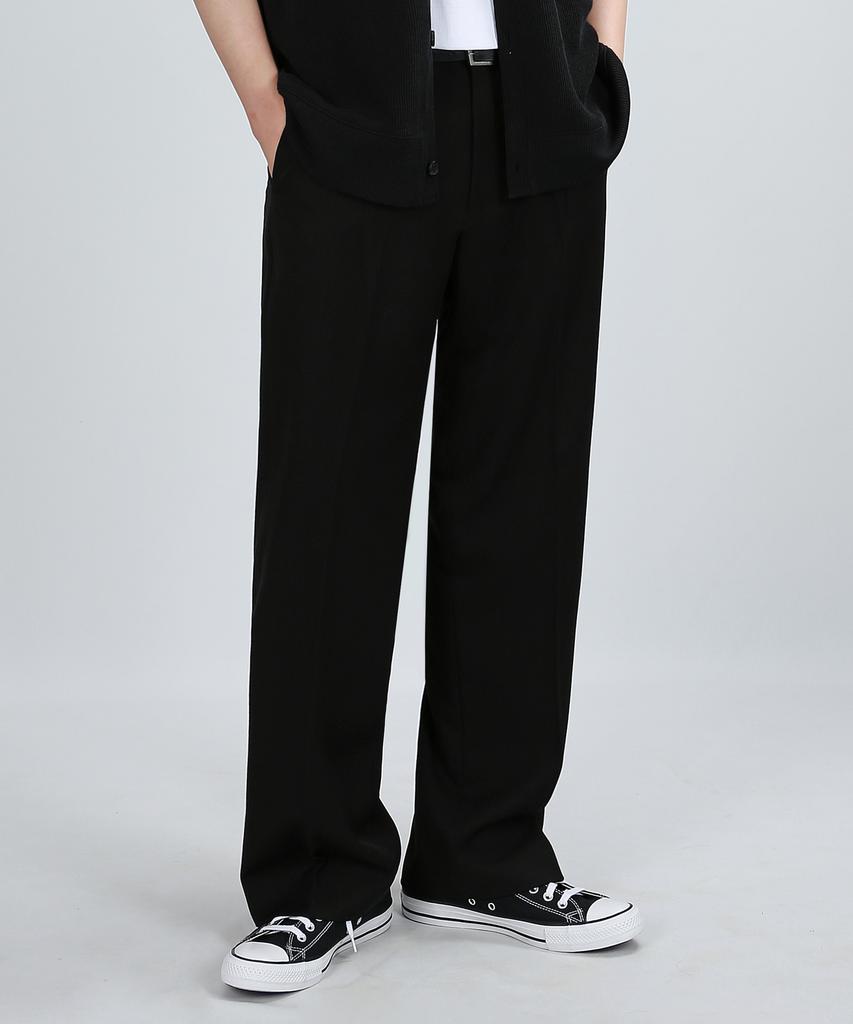 VERYVAIN Onetuck Wide Slacks (Black)