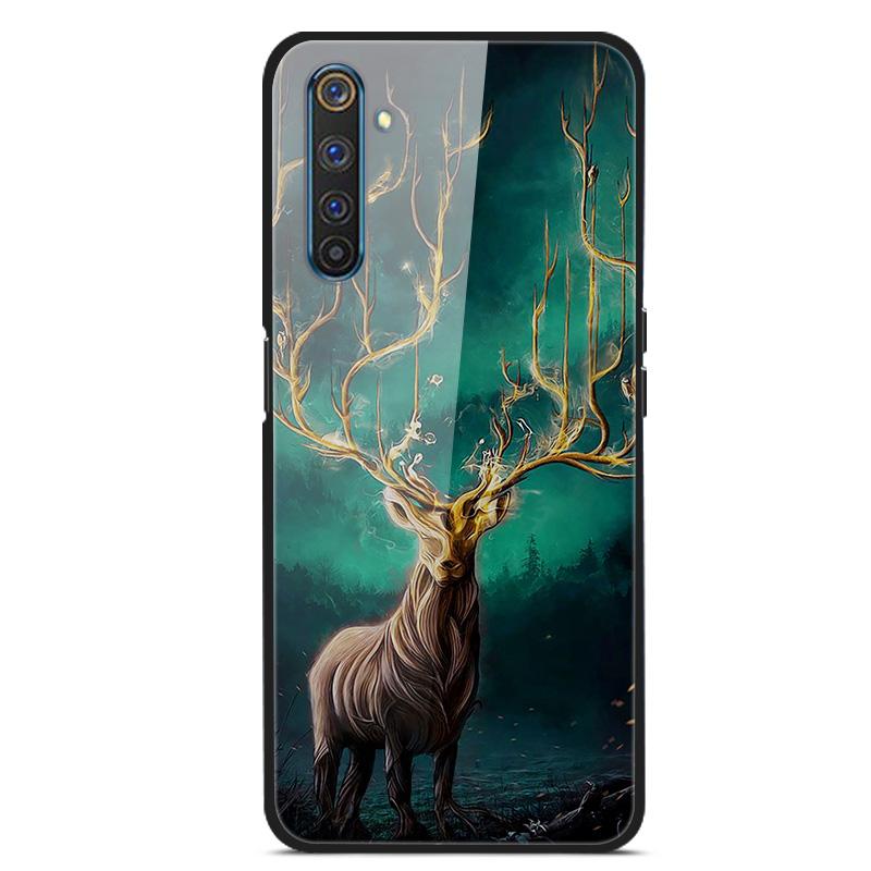 For OPPO Realme XT Tempered Glass Case Soft Bumper Hard Funda For OPPO Realme 6 Pro Realme X2 XT Phone Case Realme6 Back Cover