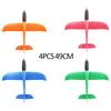 Big Foam Plane Flying Glider Toy Hand Throw Styrofoam Airplane Outdoor Game Aircraft Model Fun Toys Aircraft for Kids Boys Gift