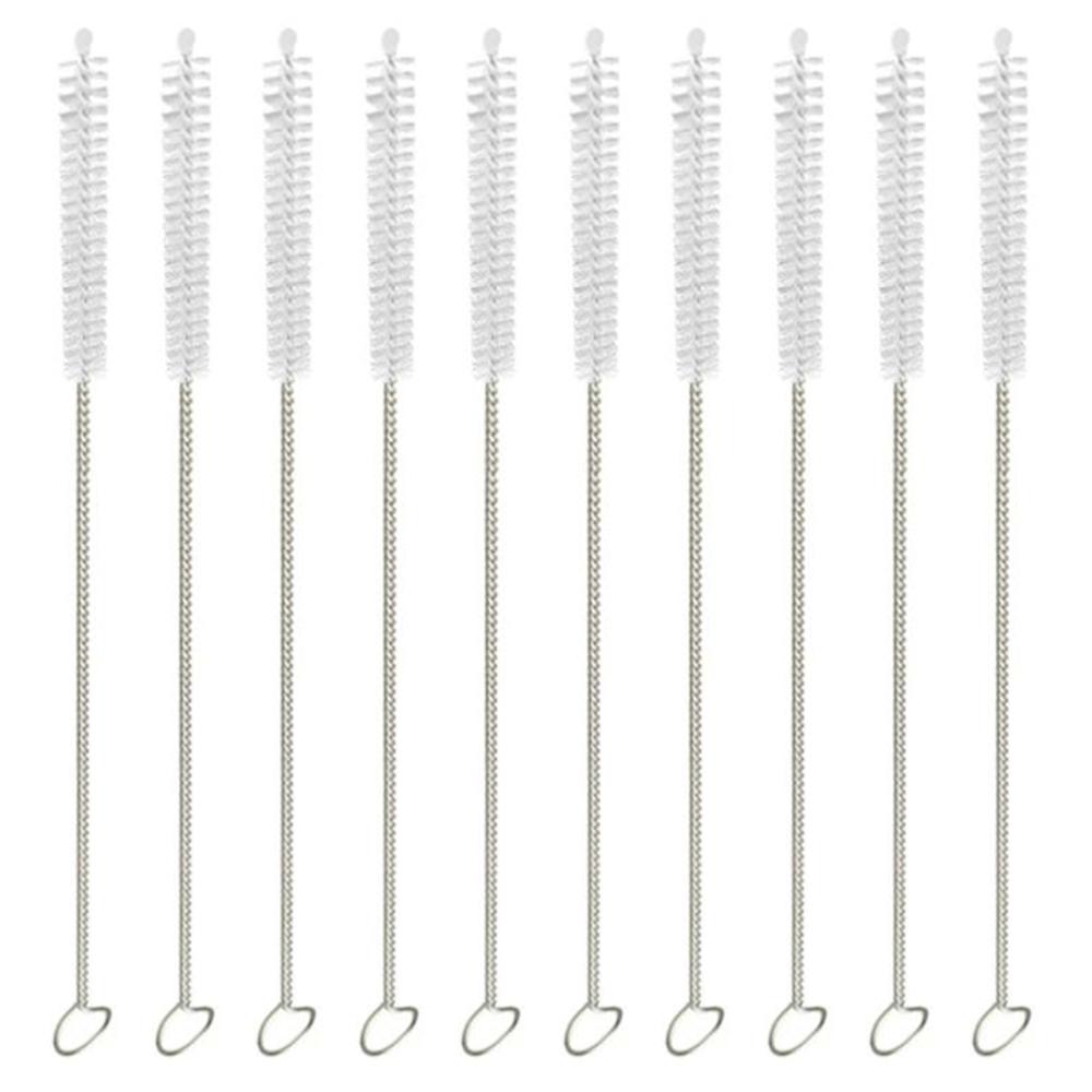 Tube and Straw Brush Stainless Steel Bottle Straws Cleaning Brushes Baby Cup Nylon Brush