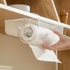 Wall Mounted Tissue Paper Hanger Oil Lining Cling Film Storage Rack Towel Rack Household Storage