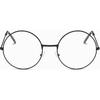 Classic Round Glasses Retro Circle Eyeglasses Clear Lens Metal Frame Accessories Non-Prescription For Men Women