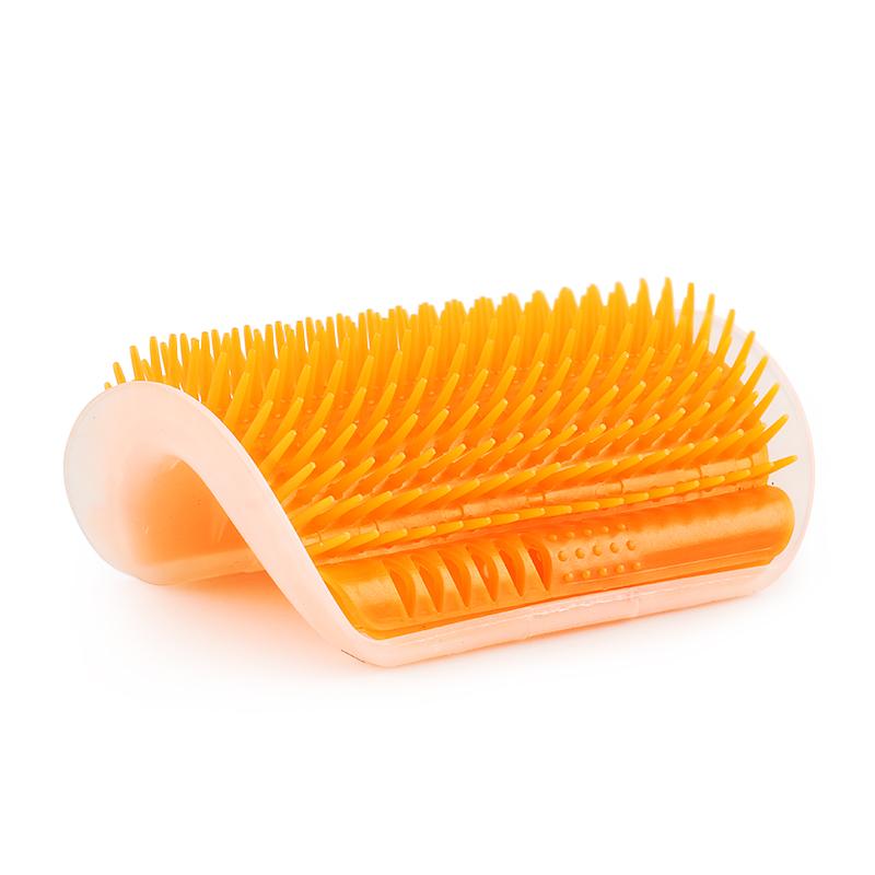 Cat Scratcher Massager for Cats Scratching Pets Brush Remove Hair Comb Grooming Table Dogs Kitten Clean Corner Brush Removable