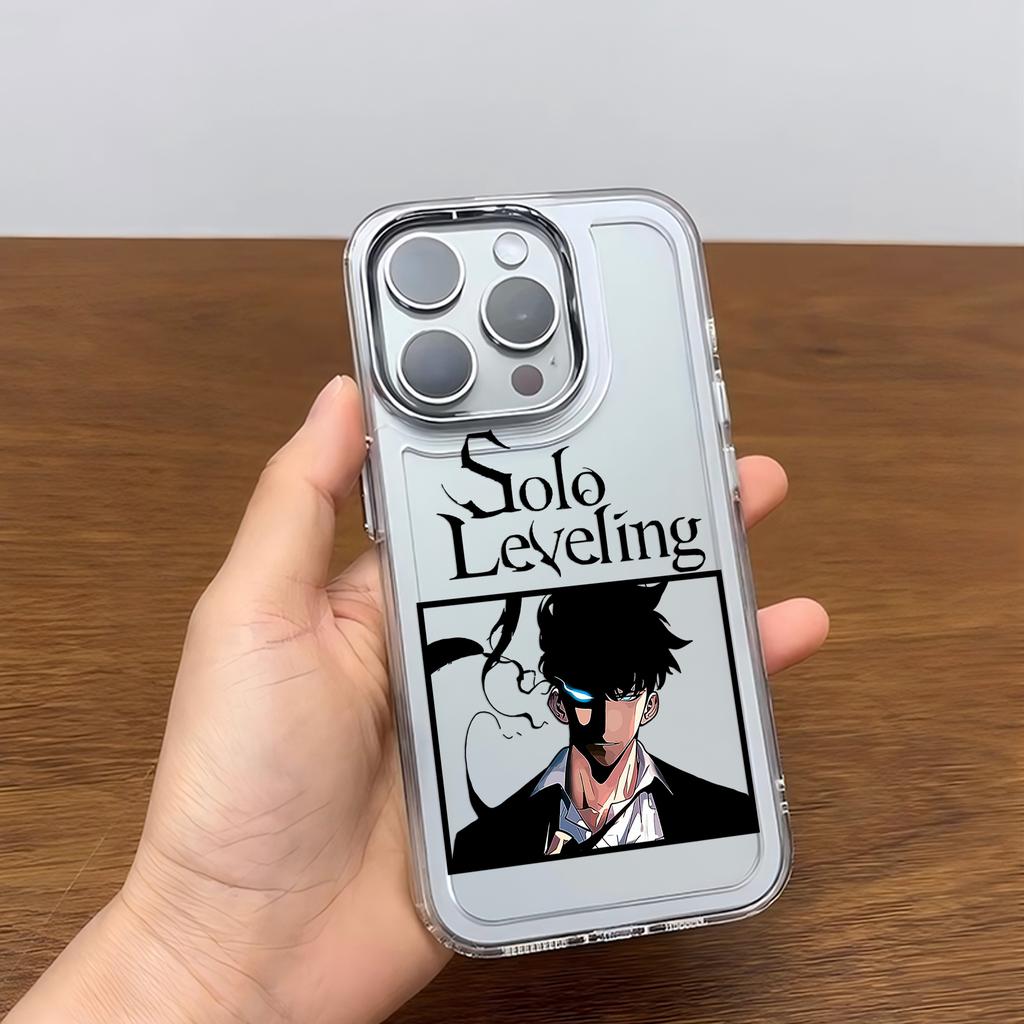 Luxury Hot Anime Solos Levelings Phone Case For iPhone 17 16e 16 15 14 13 12 11mini Pro Max X XR XSMAX 8 7 Air Plus Soft Cover