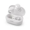 Philips TAT1209 Wireless Earphones Noise Reduction Microphone Compact Pocket Size Waterproof IPX4 Up To 6 Hours Playback White