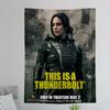 TThunderbolts 2025 Movie Anime Tapestry Wall Hanging Decoration Household Wall Hanging Home Decor
