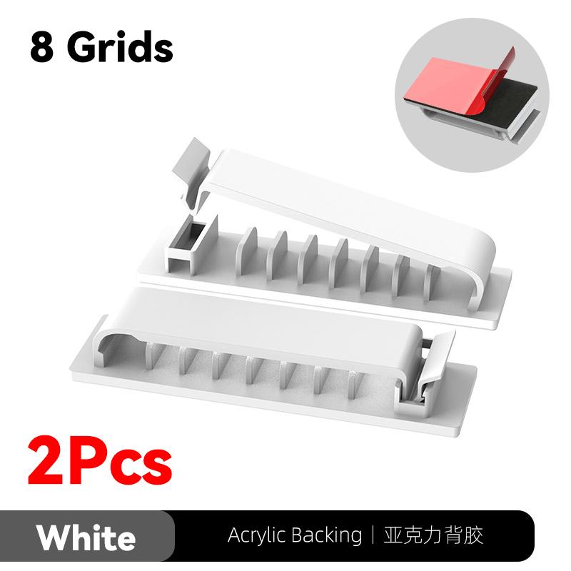 Cable Organizer Cord Management Wire Holder Flexible USB Cable Winder Tidy Silicone Clips For Mouse Keyboard Earphone Protector