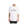 adidas Soft Comfortable Breathable Loose Short Sleeve T-Shirt Unisex Tops White JZ3275