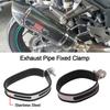 Universal Motorcycle Exhaust Clamp Exhaust Pip Supporting Bracket Fixed Ring Hanger Band Fixture Support Motorbike Accessories