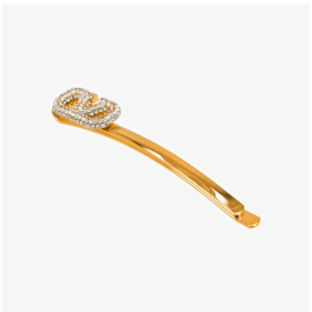 Valentino GaraVani V Logo Crystal Hair Clip j0V50 Ycw Mh5