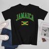 Unisex Unisex Vintage Bandiera Giamaicana Maglietta Giamaicana T-shirt T-shirt WoUnisex Ragazzi 100% Cotone Maglietta