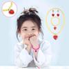 [Acidea] Girls' Princess Necklace, Bracelet, Pendant and Ring Accessories Set - Jewelry Gift, Party Favors - Dress Up Jewelry for Girls