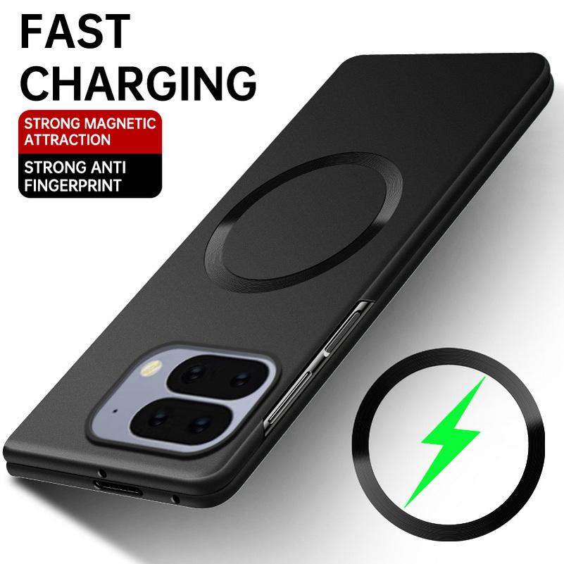 Carcasă Magnetică Magsafe cu Margini Subțiri pentru Google Pixel 10 Pro Fold pixel9 pro fold Pixel Fold Carcasă Subțire Dură cu Protecție Cameră