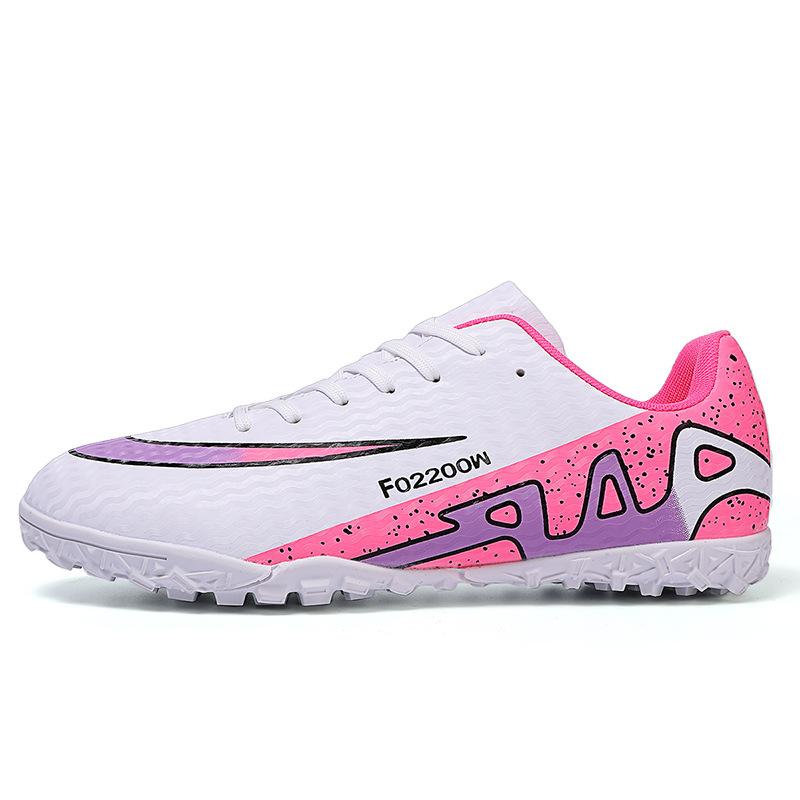 Nouvelles Chaussures de Football Homme Basse Ag Crampons Longs Femme Crampons Brisés Jeunesse Jeu sur Herbe Entraînement Chaussures de Football Professionnelles