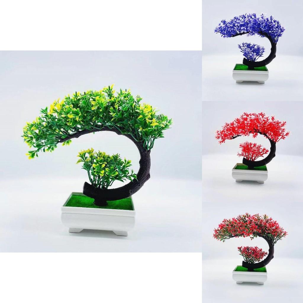 Pinus Hwangshanensis Künstlicher Bonsai Plastiktopf Dekorative Pflanze Für Wohnzimmer