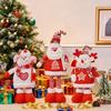 Weihnachtspuppen-Ornament Weihnachtsmann Schneemann Elch Dekoration Festliche Baumdeko Weihnachtsfeierbedarf