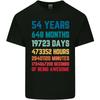 54th Birthday 54 Year Old Mens Light Cotton T-Shirt