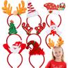 8 Stück Weihnachts-Haarbänder Kopfbedeckung Topper Kostümzubehör entworfen für Kinder Weihnachtsfeiern Weihnachtsfeiertags-Gastgeschenke Geschenk