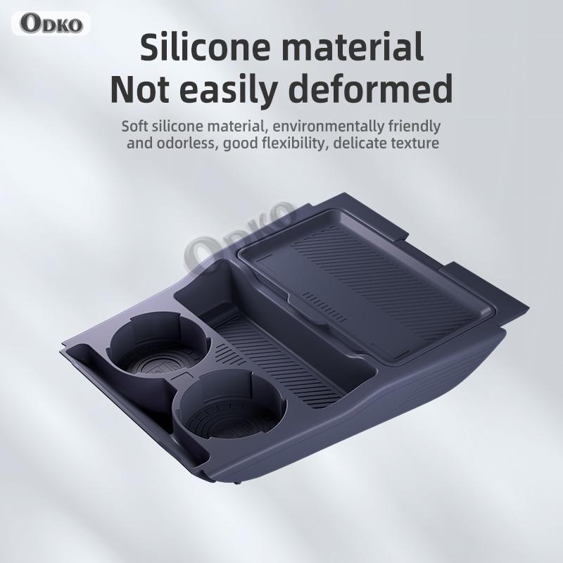 For Geely Boyue L 24 Silicone Storage Box  Center Console Under Layer Modification Special Car Interior Accessories Organizer