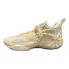 Li Ning Wade Phantom 6 Sports Comfortable Versatile Simple Non-Slip Wear-Resistant Low-Top Basketball Shoes Men Sneaker Beige ABPV021-2