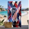 Atletico Madrid Nyomtatott Strandtörölköző Gyorsan Száradó Puha Törölköző Hordozható Nagy Téglalap alakú Strandtakaró Utazáshoz Medence