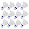 Badminton Feather Practice Lightweight and for Indoor and Outdoor Sports Shuttlecocks, Balls, Nylon, Balls, 12-Pack, Durable,