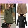 Women's Cotton Padded Winter Down Coat Jacket Thicken And Warm Long Parka For Cold Weather