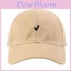Simple Embroidered Letter Cap With Curved Brim For Trendy Spring Seasons