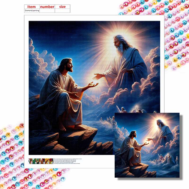 New Arrival 5D DIY Full Circle Diamond Painting "Religious" Embroidery Cross Stitch Home Decor Gift