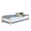 Kid's Bed - BENLEMI - KIDDY - 90 X 200 Cm - Solid Wood - Natural Grey