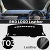 Fit for Leapmotor T03 WHITE RED Car Dashmat Dashboard Cover Pad DashMat Sunshade Protective Carpet Accessories