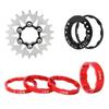 Pignon Monovitesse Acier Haute Résistance Roue Libre Roue d'Inertie Pignon Pièce pour Vélo à pignon fixe Facile à installer