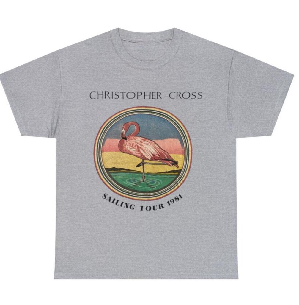 26 CHRISTOPHER CROSS 1981 Tour Vintage T SHIRT Size S M L 2345XL Unisex T-Shirt