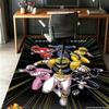 Mighty Morphin Power Rangers Pattern Rug, Indoor/Outdoor Mat, for Picnic, Gameroom, Bedroom, Office, Living Room, Home Decor Carpet, Birthday Gift